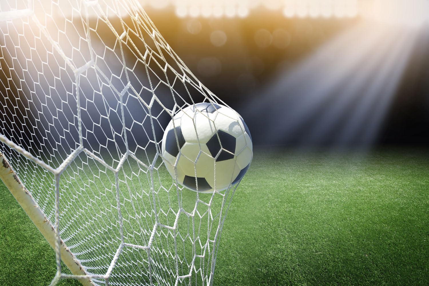 BORDSTRACT Rete da Calcio, Rete di Ricambio per Calcio Reti da Allenamento in Polietilene a Grandezza Naturale Rete da Calcio per Porte da Calcio 10x7ft 18x7ft 24x8ft
