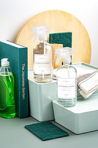 Miniatura 2 de Vine Creations Botellas de spray de vidrio, paquete de 2 botellas de spray recargables para soluciones de limpieza, botella de spray transparente