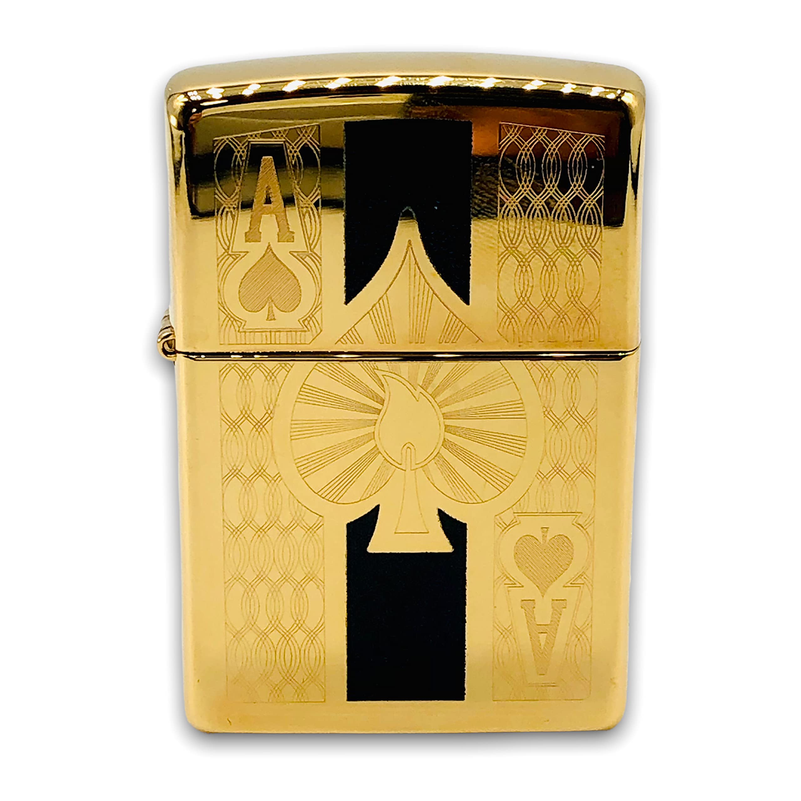 Gold Strike 24ct Real Gold Genuine Lighter For Zippo Box