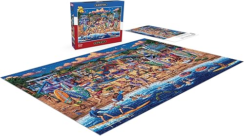 Miniatura 4 de Buffalo Games - Dowdle - Dowdle: Surfin' USA - Rompecabezas de 2000 piezas para adultos desafiante rompecabezas perfecto para noches de juego -