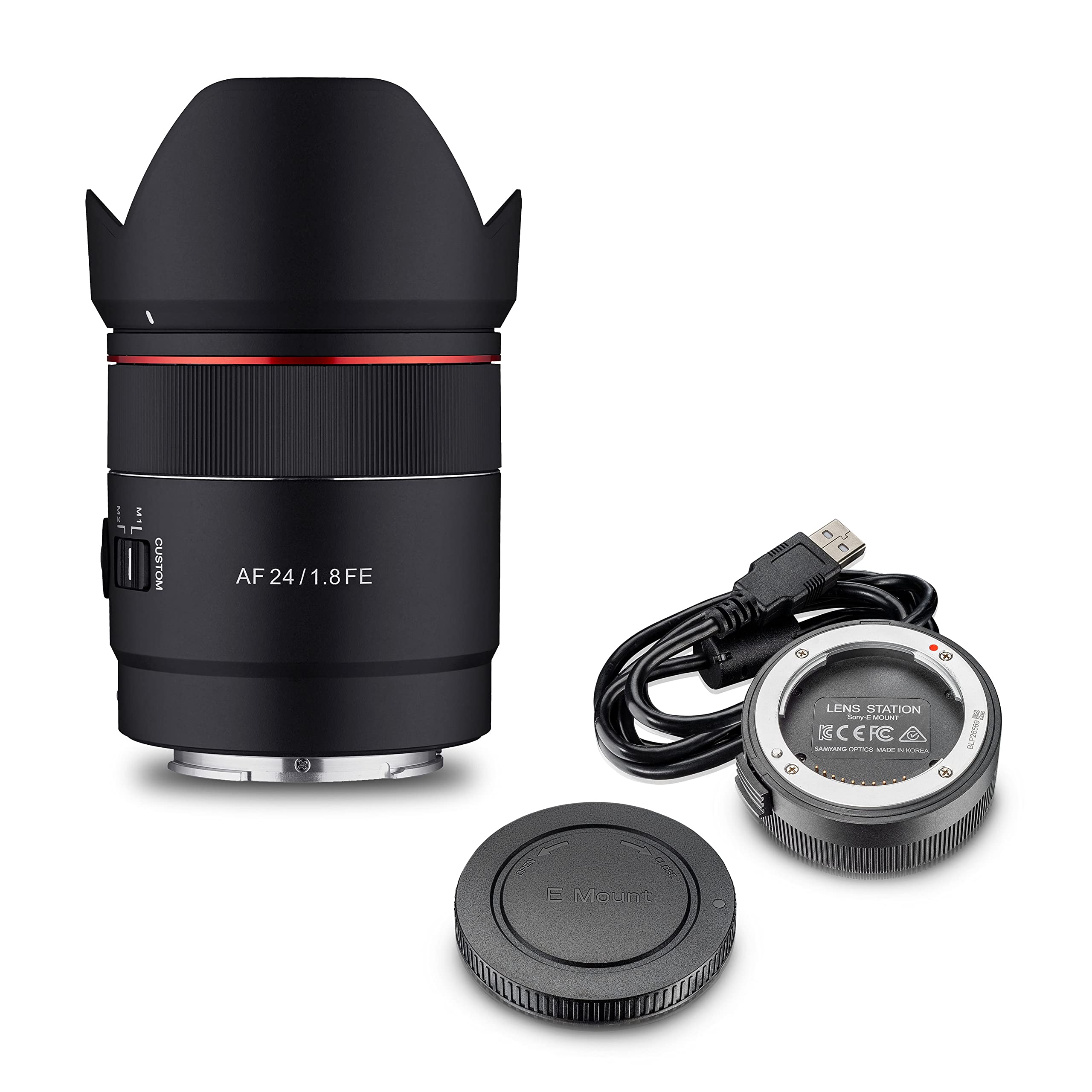 レンズ(単焦点) Samyang AF 24mm F1.8FE & Lens Station Samyang AF 24mm F1.8 FE + Lens Station for Sony E-Mount Full