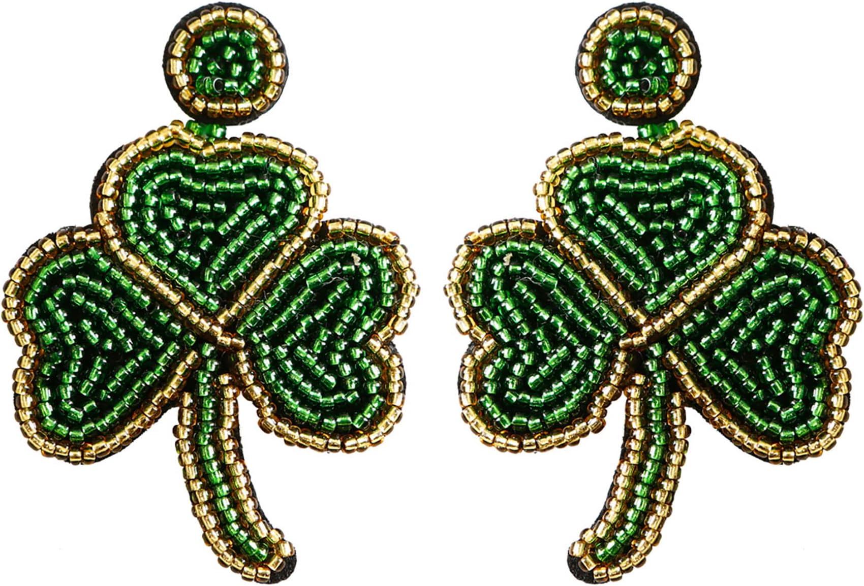 St Patrick's Day Pairs Faux Leather Earrings for Women Ladies Leaf Long Dangle Earrings Teardrop Earrings Leaf Long Dangle Earrings Teardrop Earrings 1 to 4 Pars
