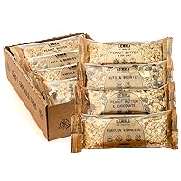 Vista 31 de Lenka Bars - Omega Snack Bars, Gluten Free, High Fiber, Kosher, Wholesome, No Artificial Flavors, Individually Wrapped - 12 Pack