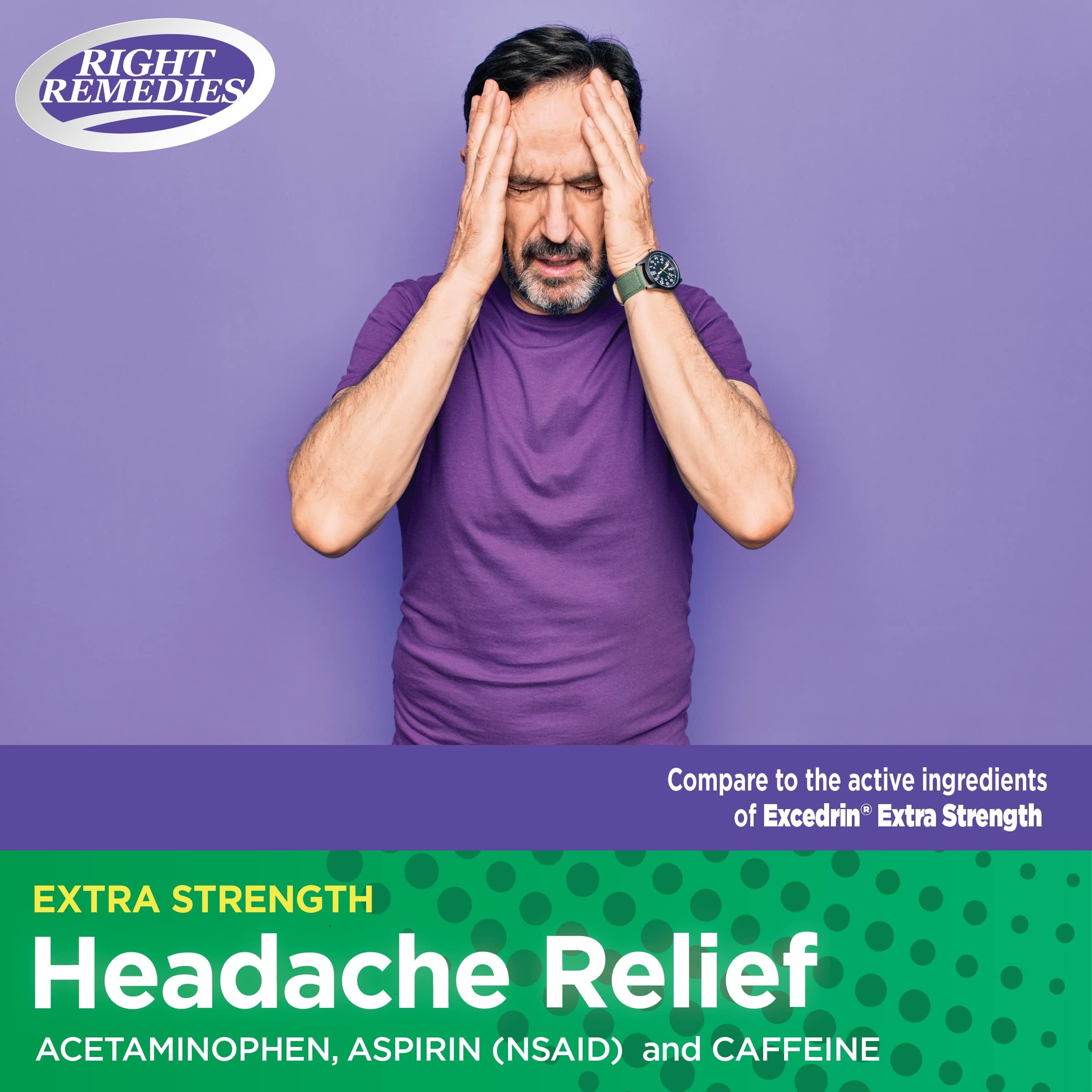 RIGHT REMEDIES Extra Strength Headache Relief, Back & Body, 300 caplets — Amazon image 7