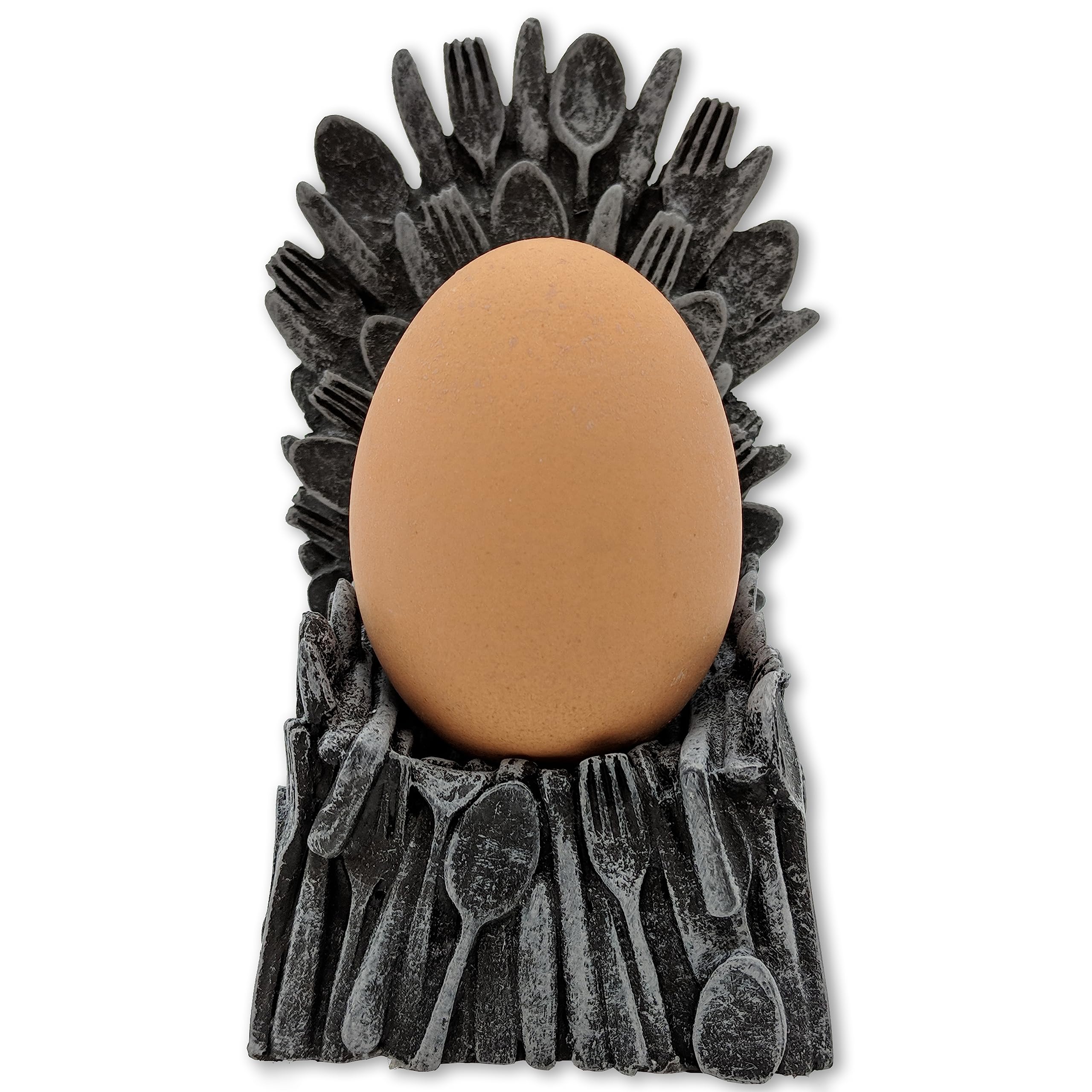 Gift Republic Throne Egg Cup, Medium, GREY