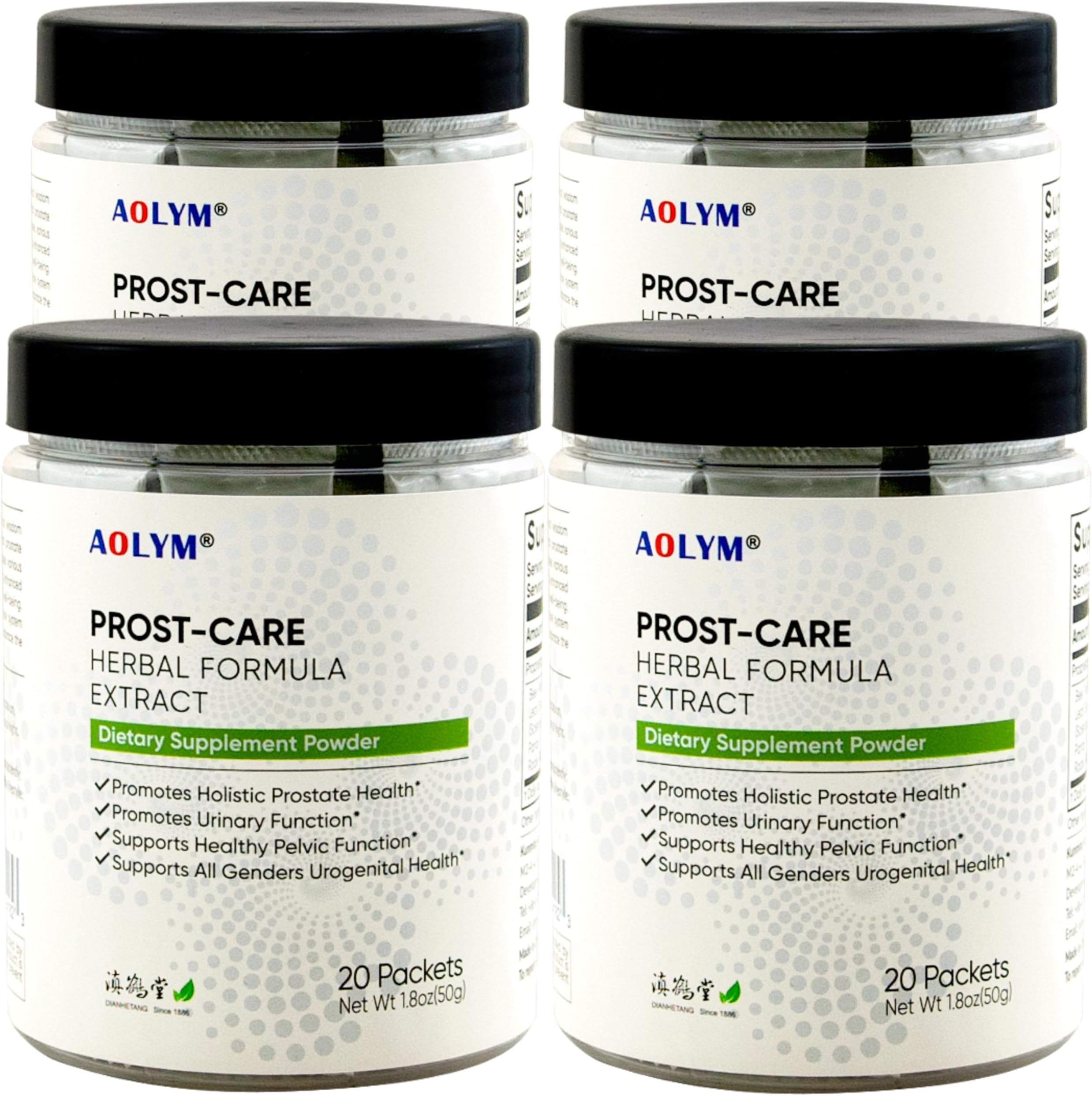 Prost-Care Multi Target Natural Herbal Formula, Enhance Healthy Urinary Flow, Promote Pelvic Wellness & Urinary Function, Enhance Prostate Health for Man 20 Packets/Bottle (Pack of 4)