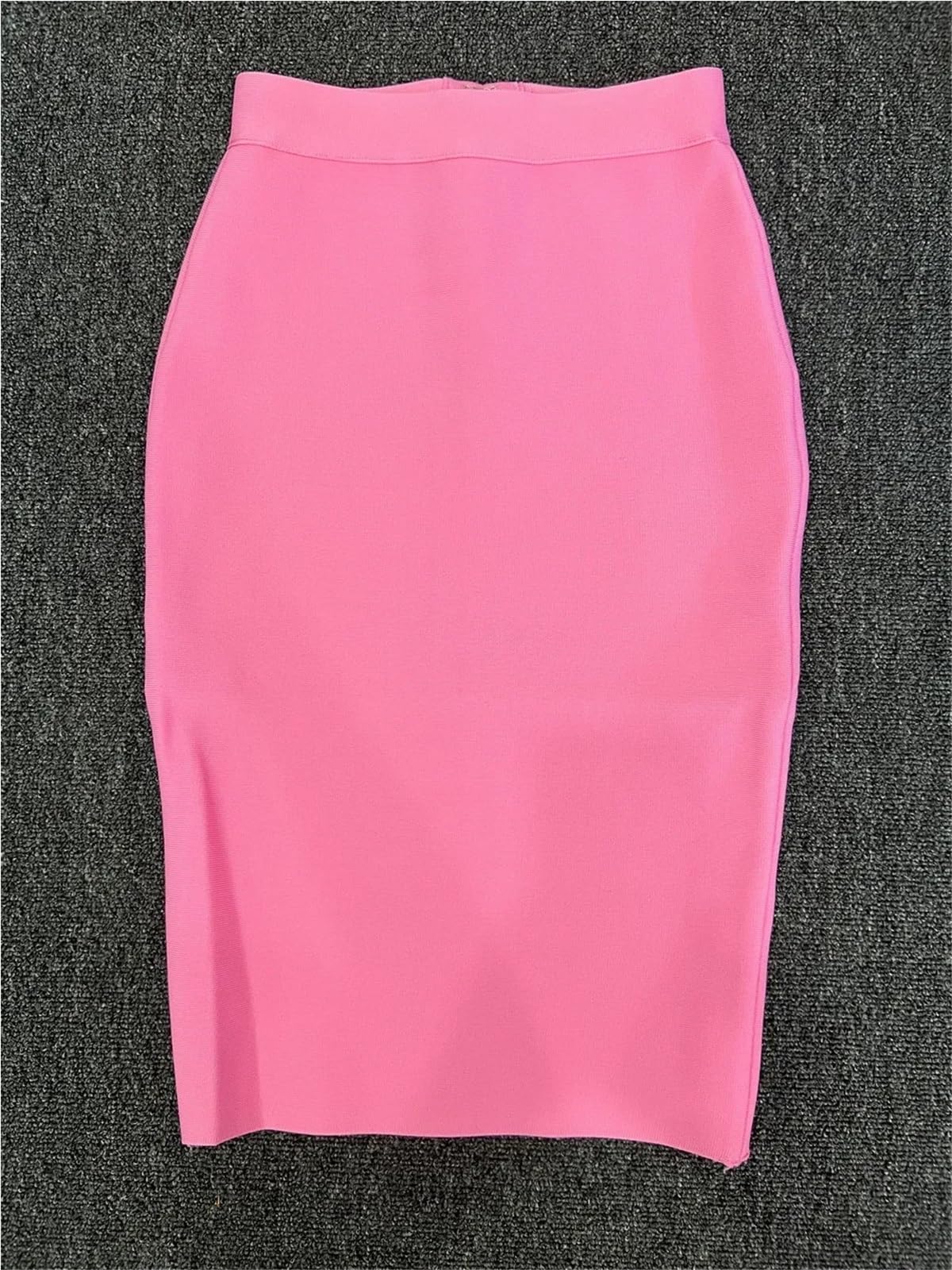 Gonna a Tubino Aderente Estiva da Donna, Lunghezza al Ginocchio 60 cm, Elegante, Ufficio, Lavoro, Formale