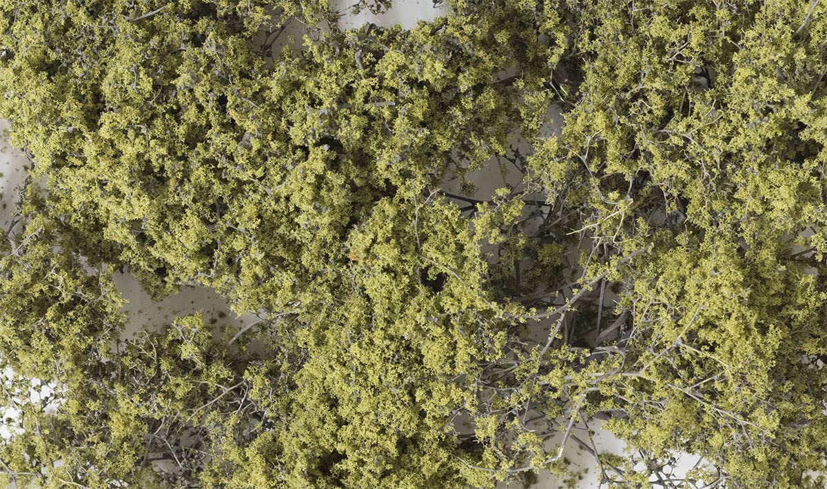 Woodland Scenics Fine Leaf Foliage - Olive Green