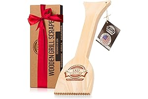 Wood Grill Scraper: Safe & Bristle-Free BBQ Grilling without the Hassle