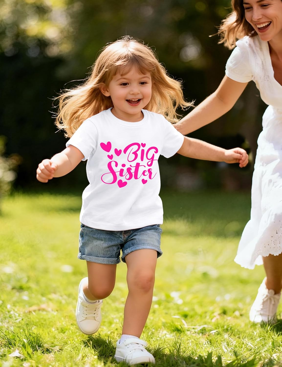 Big Sister Shirts for Toddler Girls Promoted to Big Sister Outfit Announcement T-Shirt for Girl Size 2-8 Years - Image 3