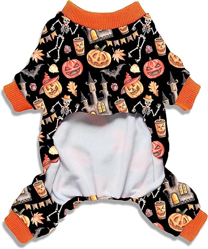 Miniatura 7 de Pohshido Holiday Apparel Shirt Jumpsuits with Sleeves for Boys and Girls Small Pet Puppies Doggie