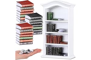 Martha Stewart Dollhouse Bookcase: Miniature Precision at Play