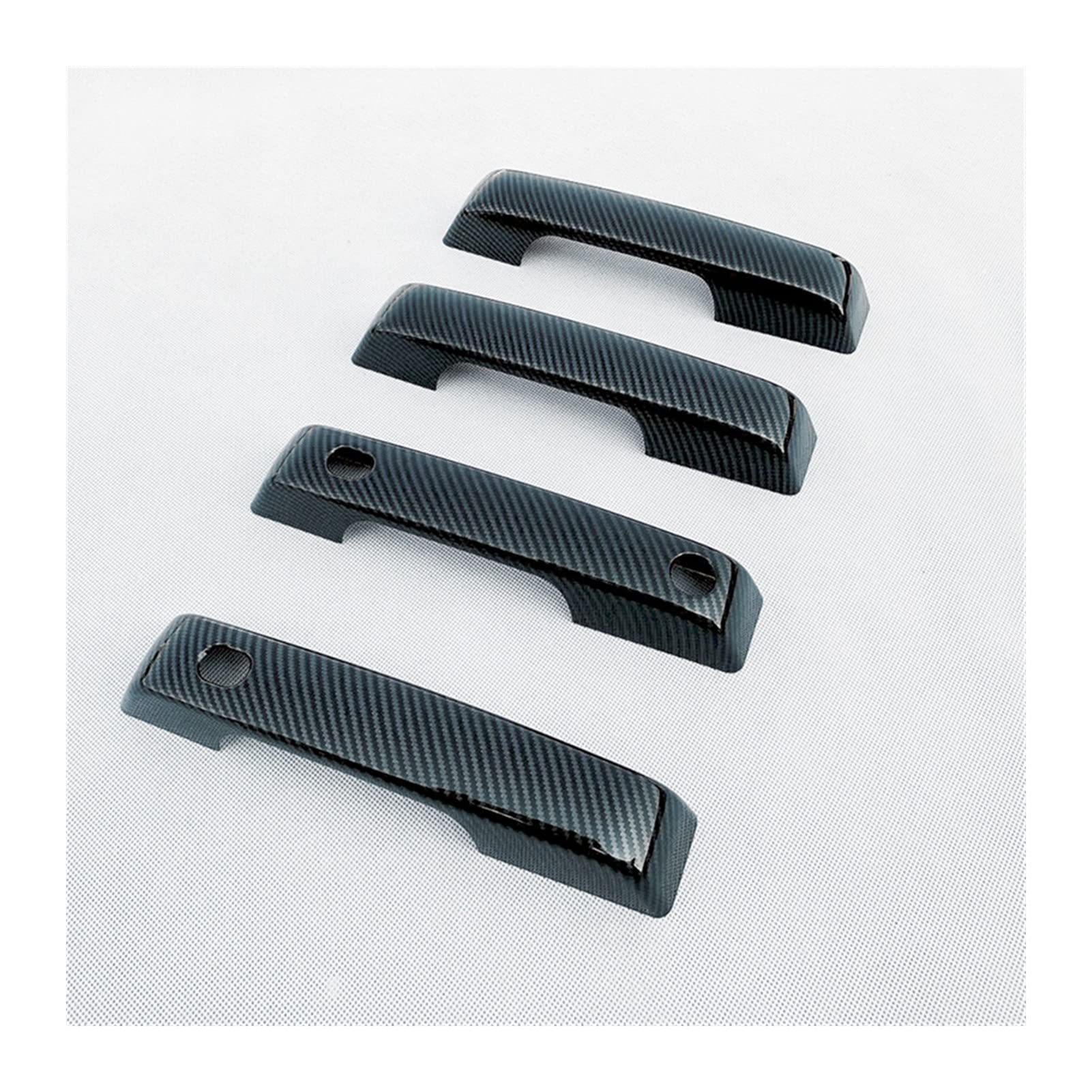 Fahbstr 2 Exterior Door Handle Cover For F150 021 02 Car Abs Chrome/Carbon Fiber Side Front Door Handle Cover Trim Decorative Exterior Accessories 4Pcs(2)