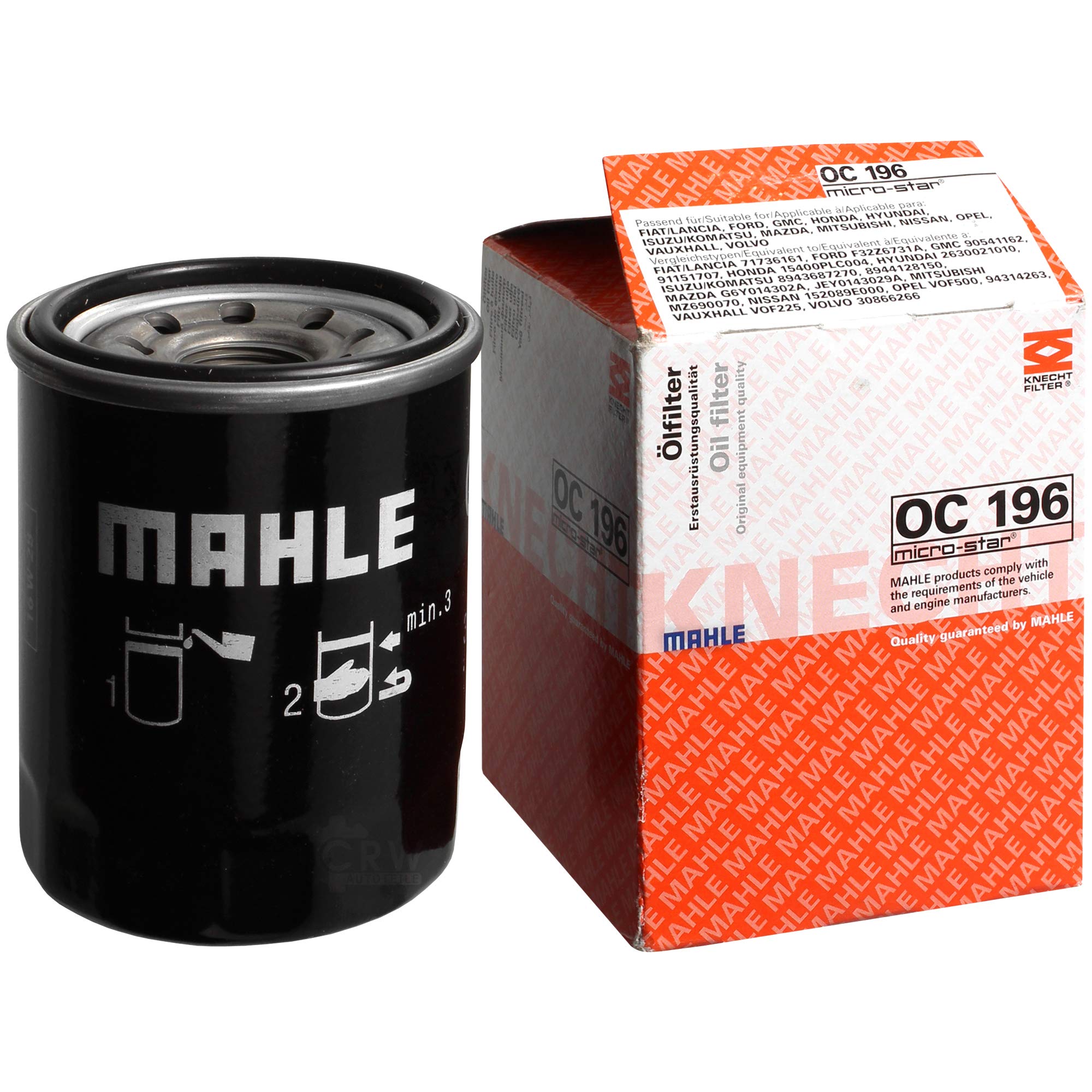 Paquete de inspección Kit de mantenimiento con filtro de aceite OC 196, filtro de aire LX 812, filtro de cabina LA 424, tornillo de cierre