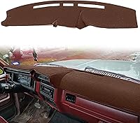 Vista 6 de Yiz Alfombrilla Protectora para Tablero Ajuste Personalizado para Ford F100 F150 F250 F350 Bronco 1980 1981 1982 1983 1984 1985 1986 Protector