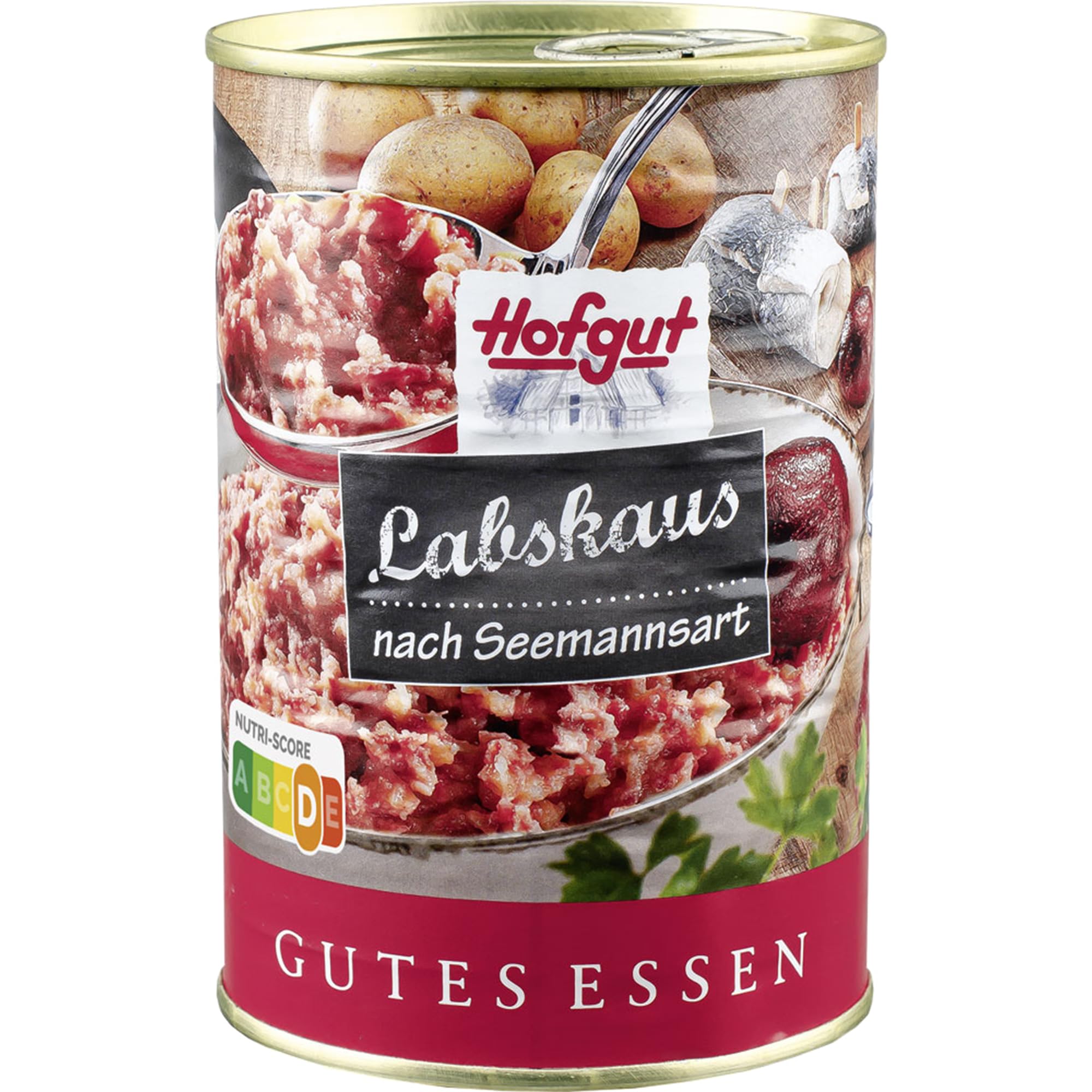 usy Bundle für Hofgut Labskaus 35% Rindfleisch VPE (12x400g Dose) + usy Block