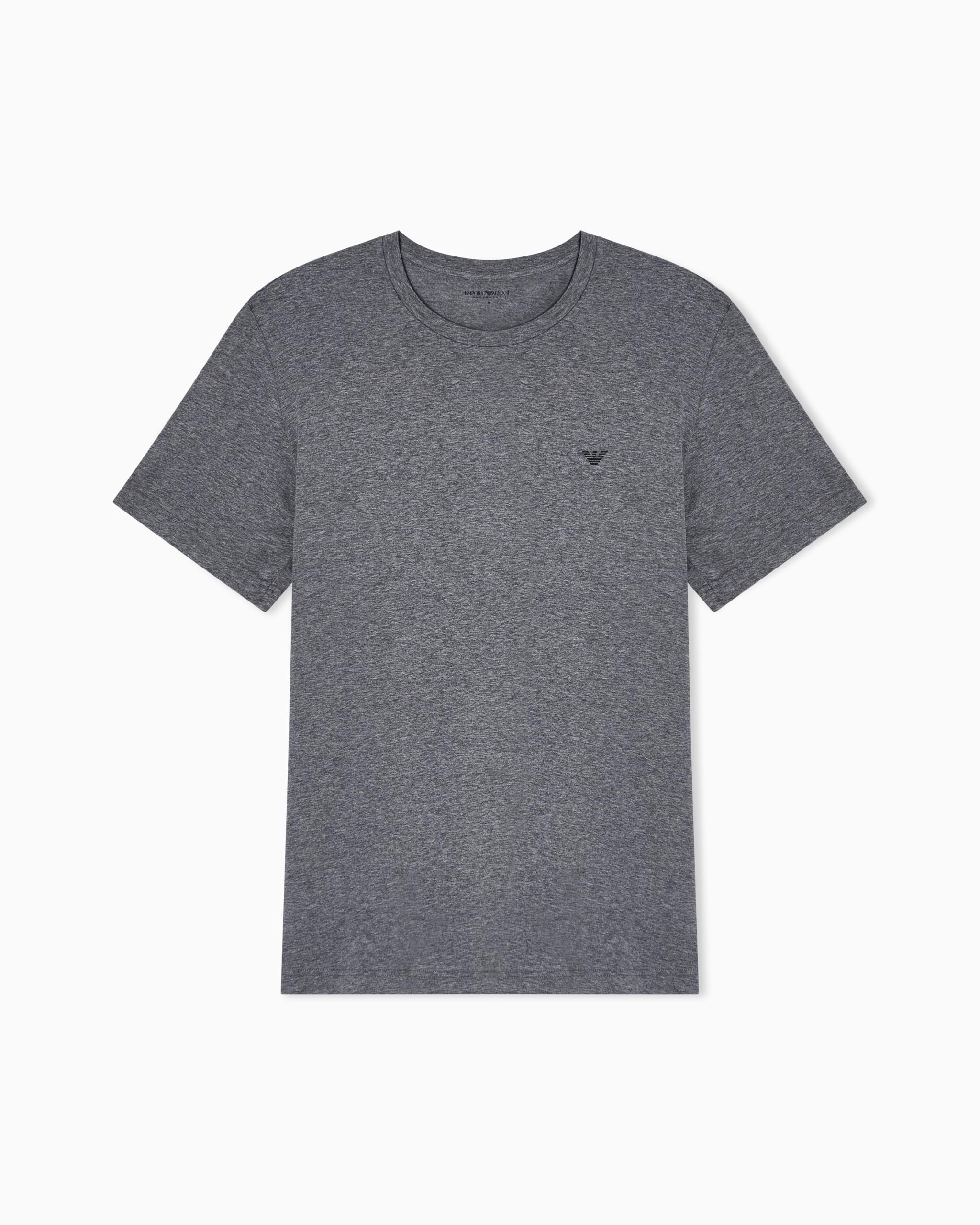 Emporio Armani T-Shirt+Shorts Pyjama Set di Pigiama Uomo (Pacco da 2)