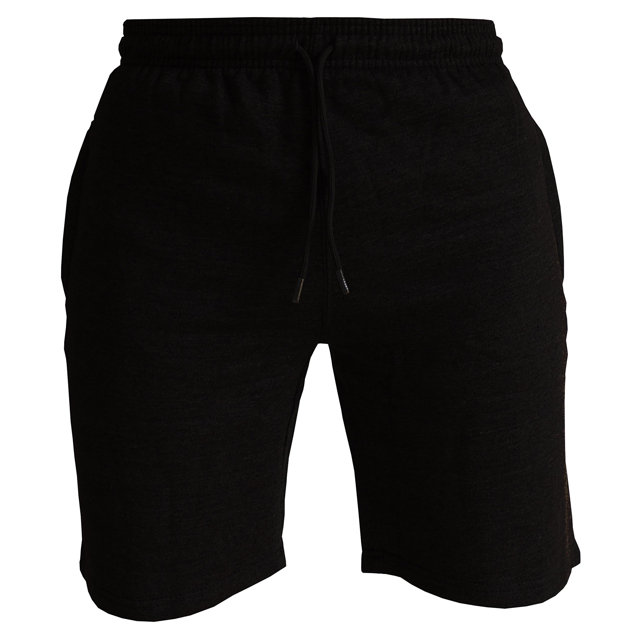 SNS Sport Mens Jogger Shorts with Zip Pockets Cotton Sports Training Summer Gym Shorts