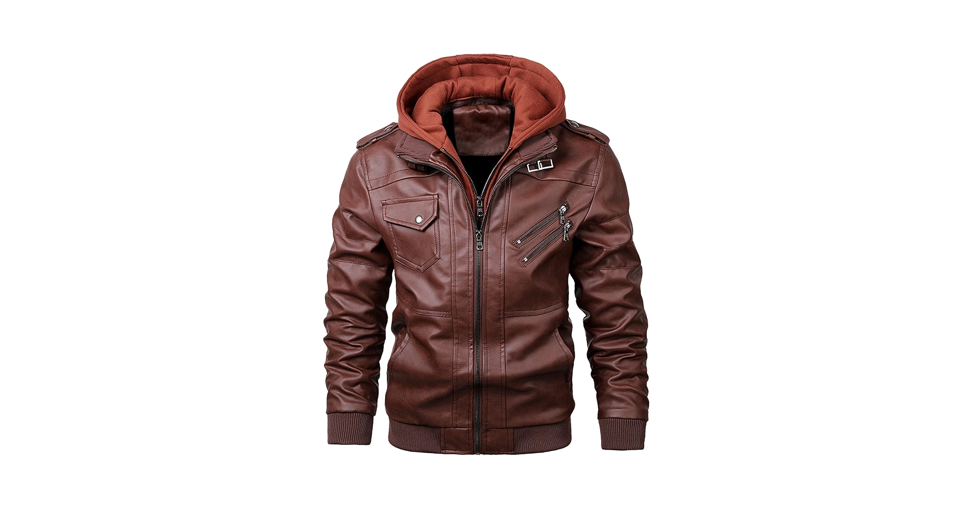 ジャケット・アウター rum leather hood jacket vintage ジャケット・アウター rum leather hood jacket vintage Vintage 90's