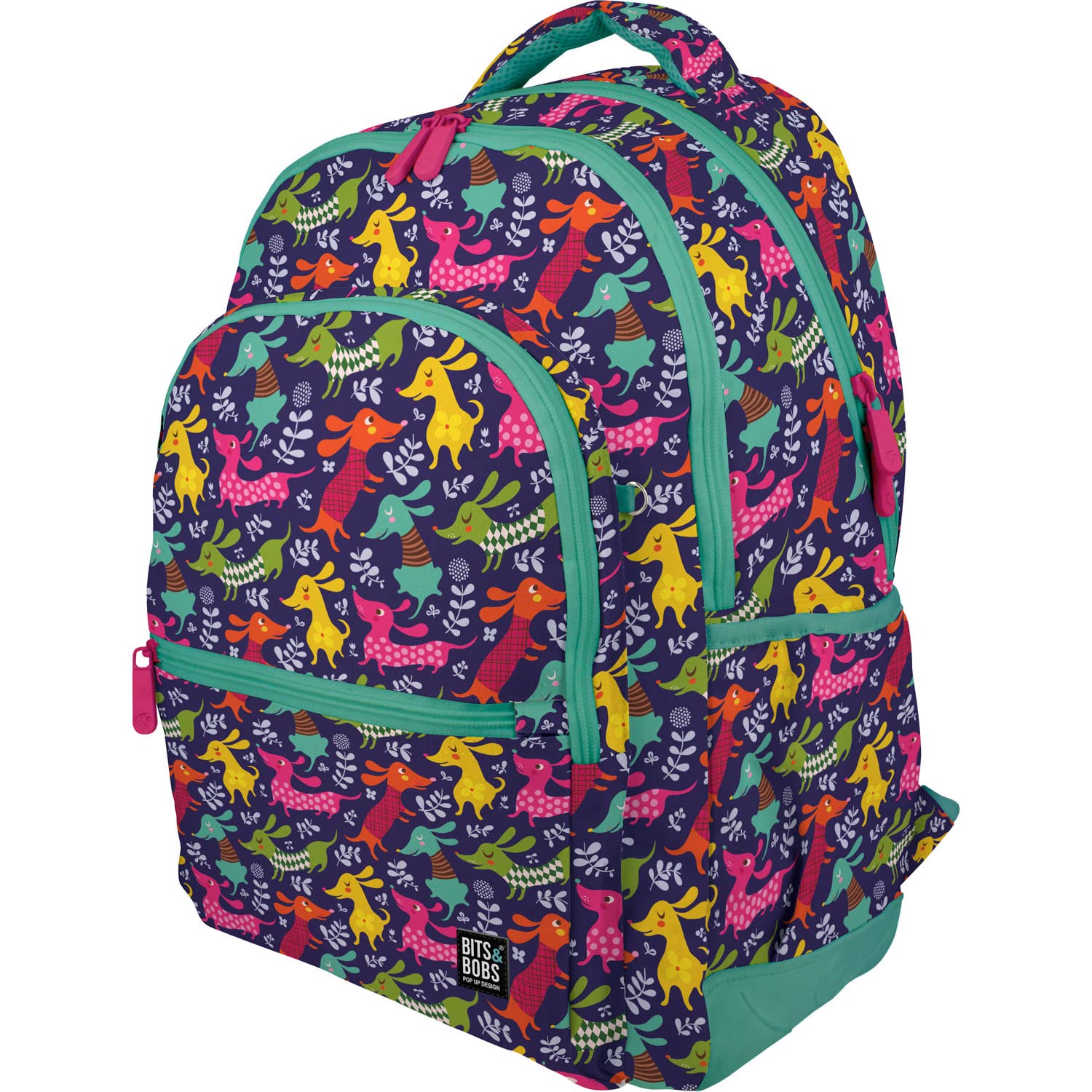 Zaino Scolastico Grafoplás New York - 32x46x24 Cm, Porta Computer, Blu - Foto 7