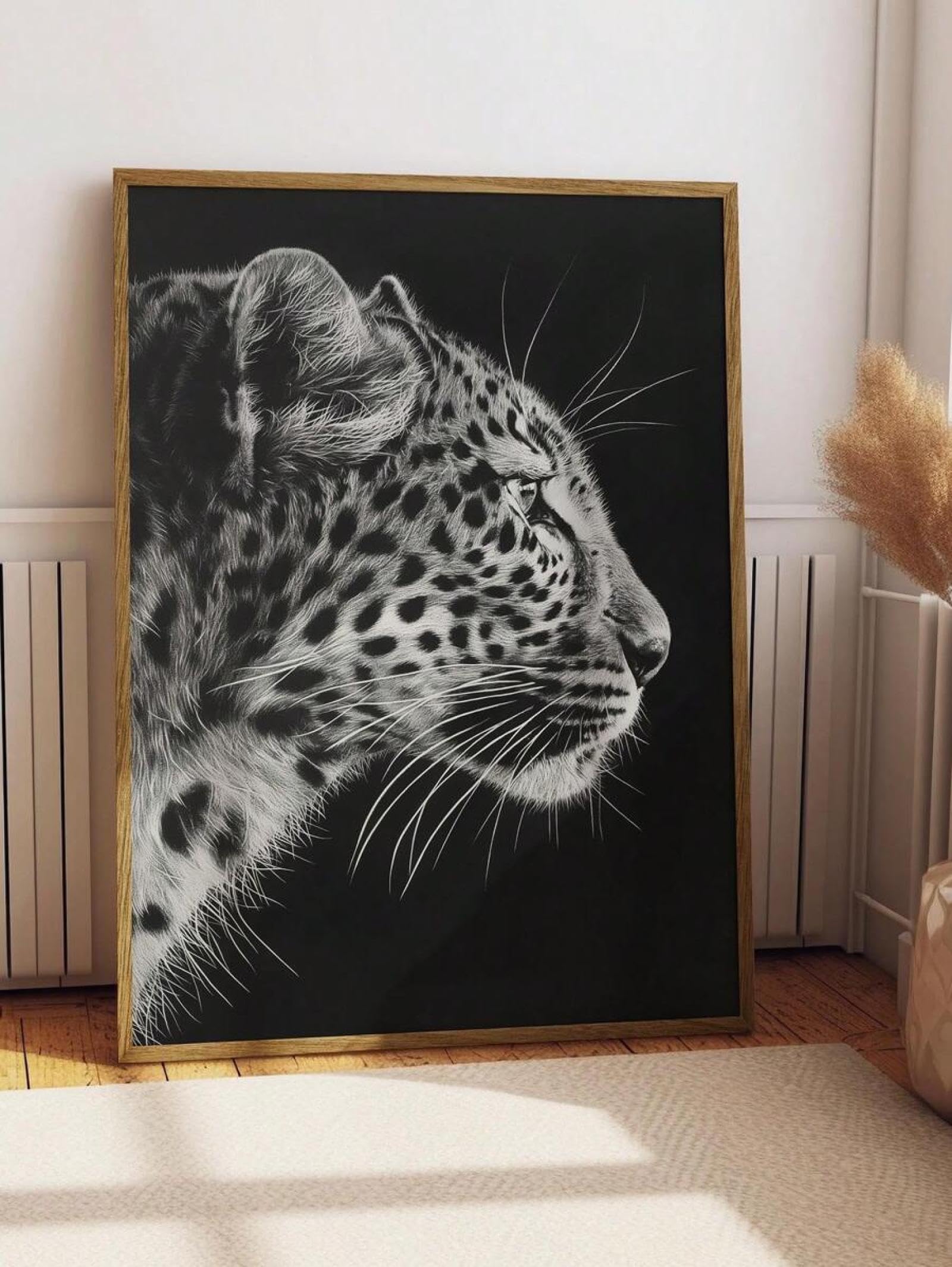 Fresque murale guépard d'exception, toile léopard de haute qualité pour art mural chic - 8