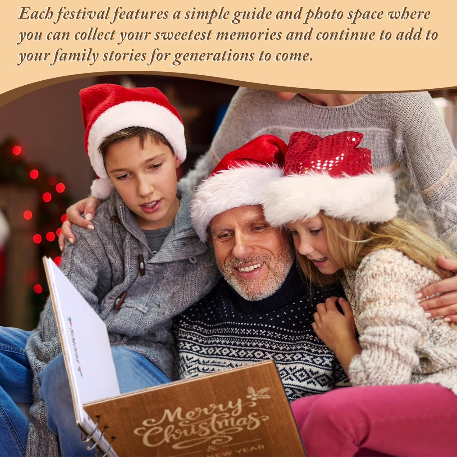 Fullhawl Christmas Photo Album Wooden Photo Egypt Ubuy