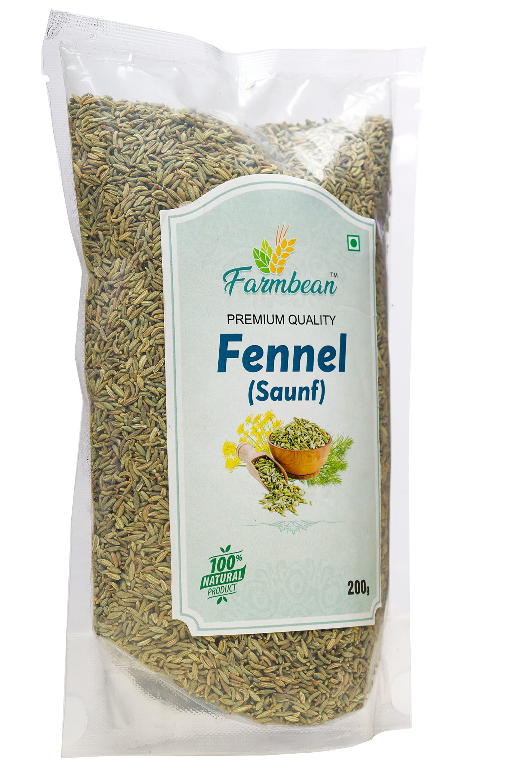 Farmbean Natural Fennel Seeds | Saunf - (200 Grams) (B09MYD4DBP) Amazon Price History, Amazon Price Tracker