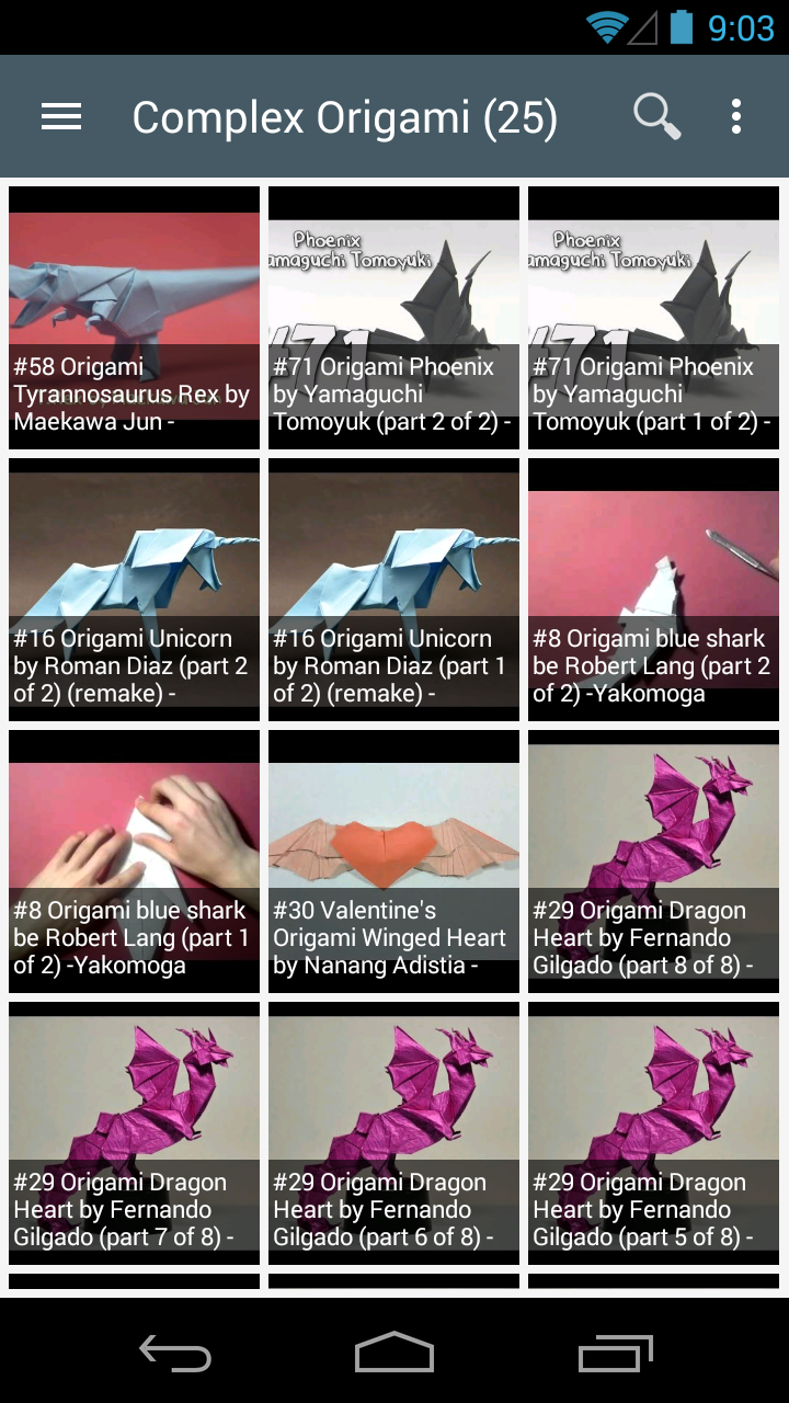 Origami Using Apps Origami Video - App on Amazon Appstore