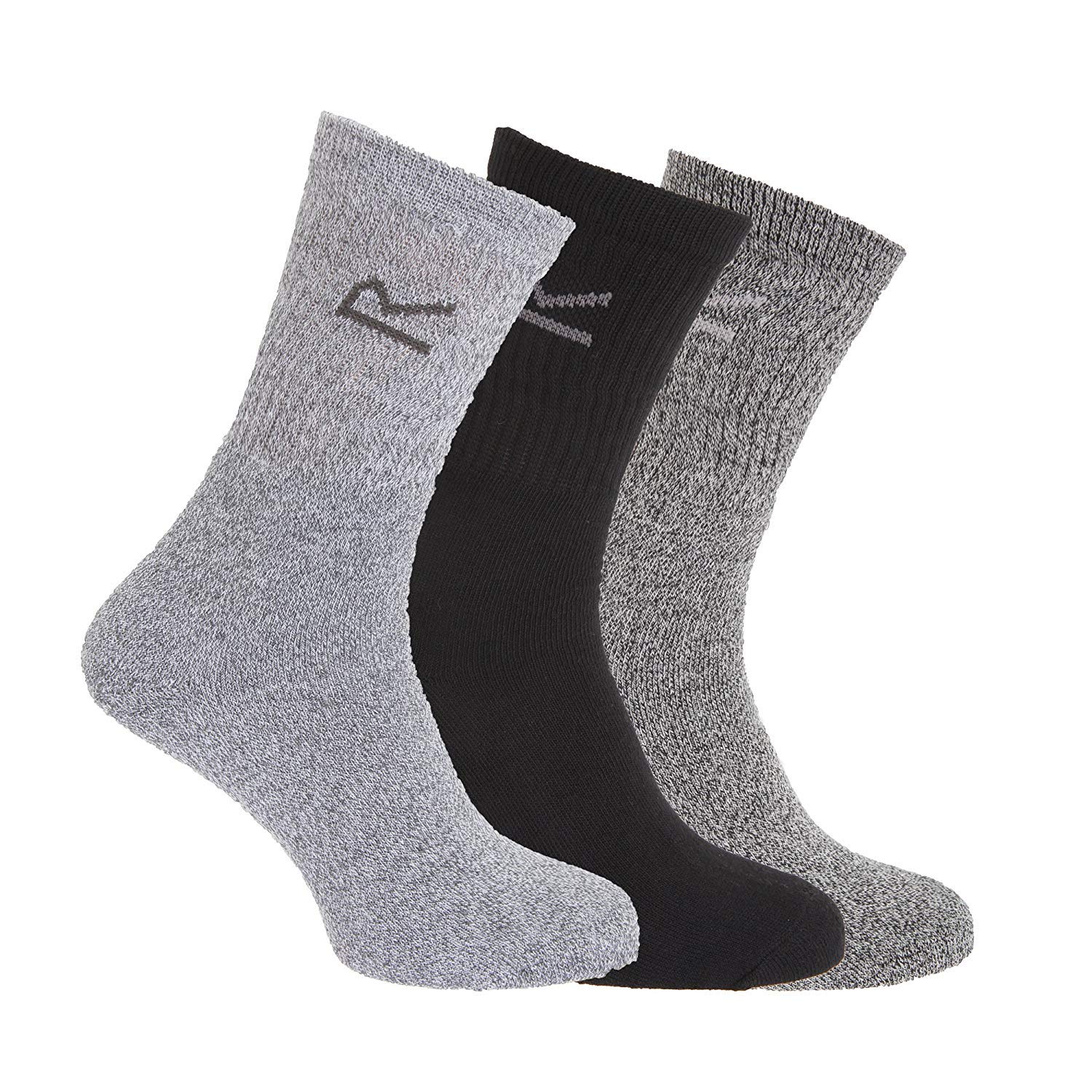 Regatta Men's Thermal Socks - 3 Pack - Light Grey - One Size