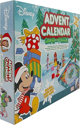 Miniatura 8 de Disney Calendario de Adviento  Juego de mesa oficial de Navidad, 16 personajes 3D de Disney incluidos, gran regalo para niños a partir de 3 años
