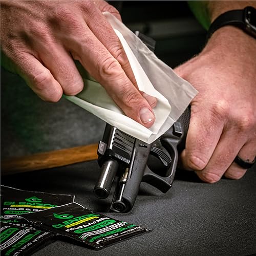 Miniatura 2 de CLENZOIL Field & Range - Paquetes de toallitas de aceite saturadas de un solo uso  Toallitas CLP individuales  Aceite de limpieza de pistola de un