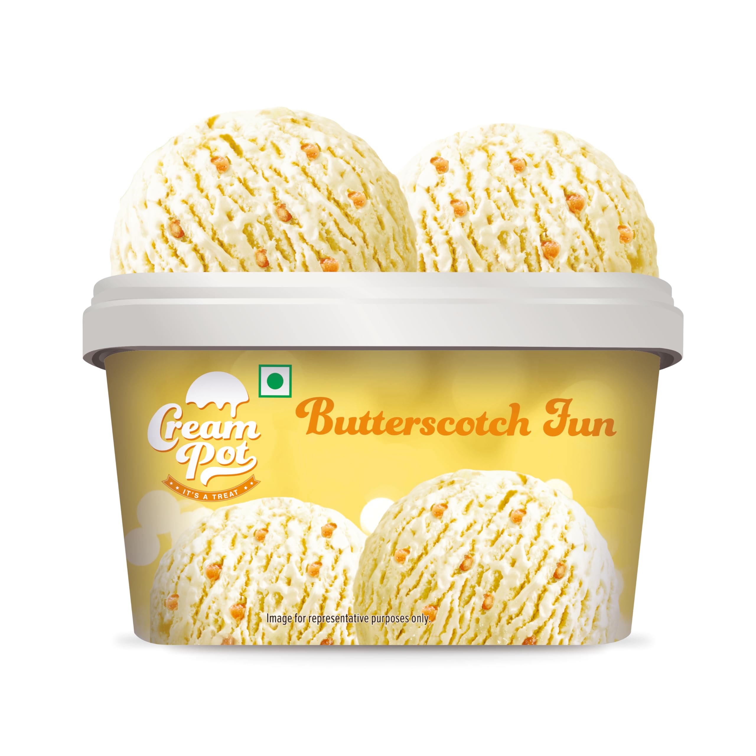 CreamPot ButterScotch, 1Ltr