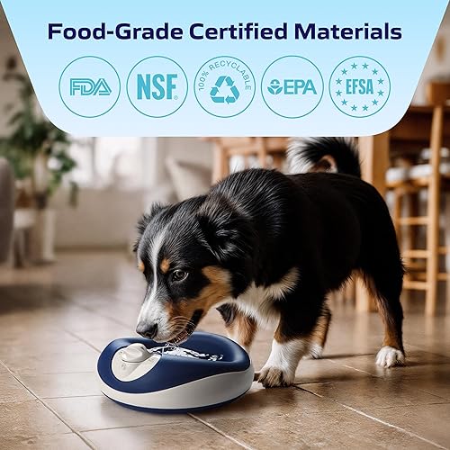 Miniatura 7 de TORUS Dispensador de agua portátil filtrado para perros actualizado 2025, 1 litro34 onzas, dispensador automático de agua para mascotas, sin