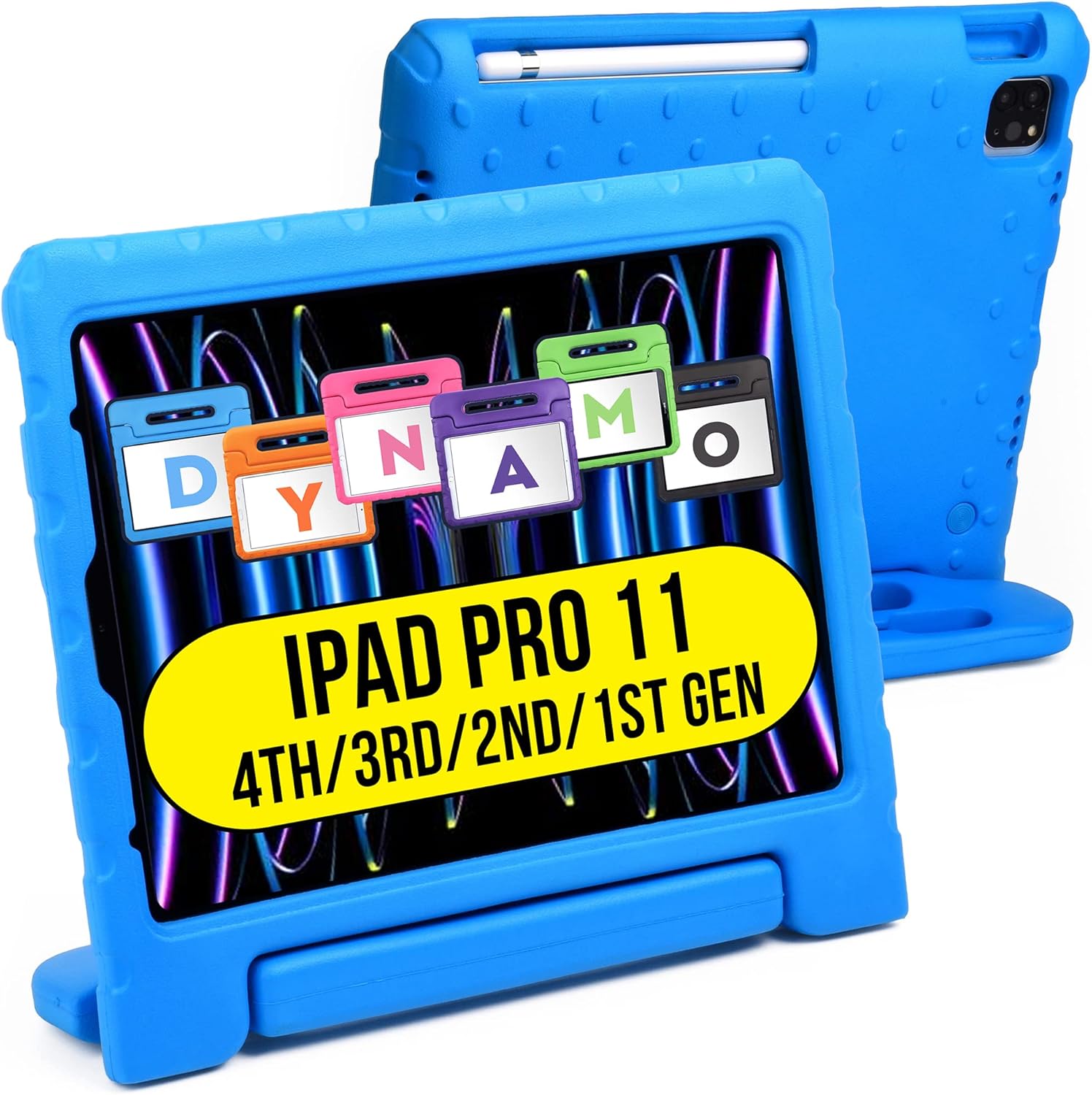 Cooper Dynamo para Funda iPad Pro 11 de 3.ª 2.ª y 1.ª Generación 2020/2018 | Carcasa Resistente Tablet Infantil, Soporte, Cargador de Lápiz