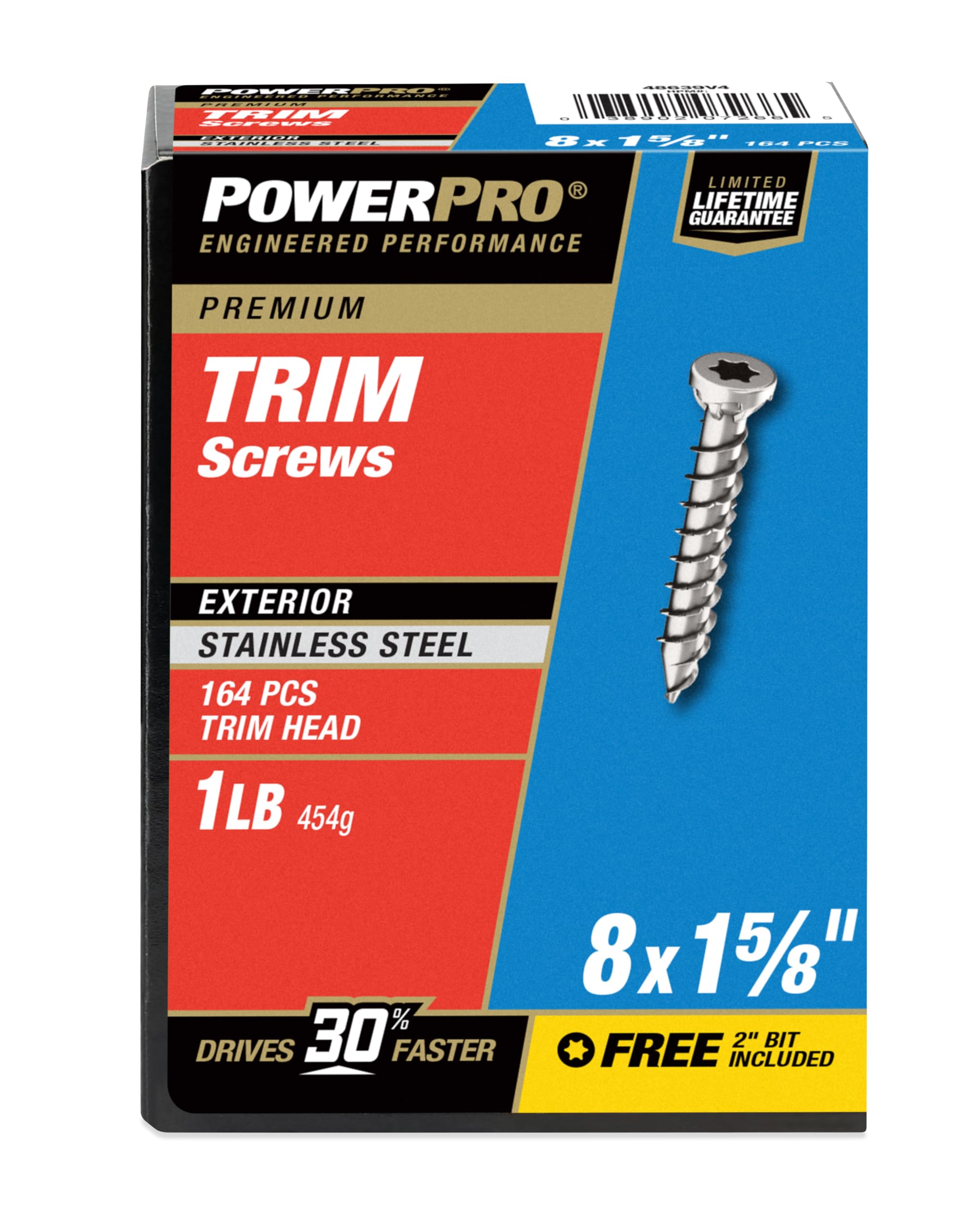 El grupo de Hillman Power Pro Trim tornillo, 48639