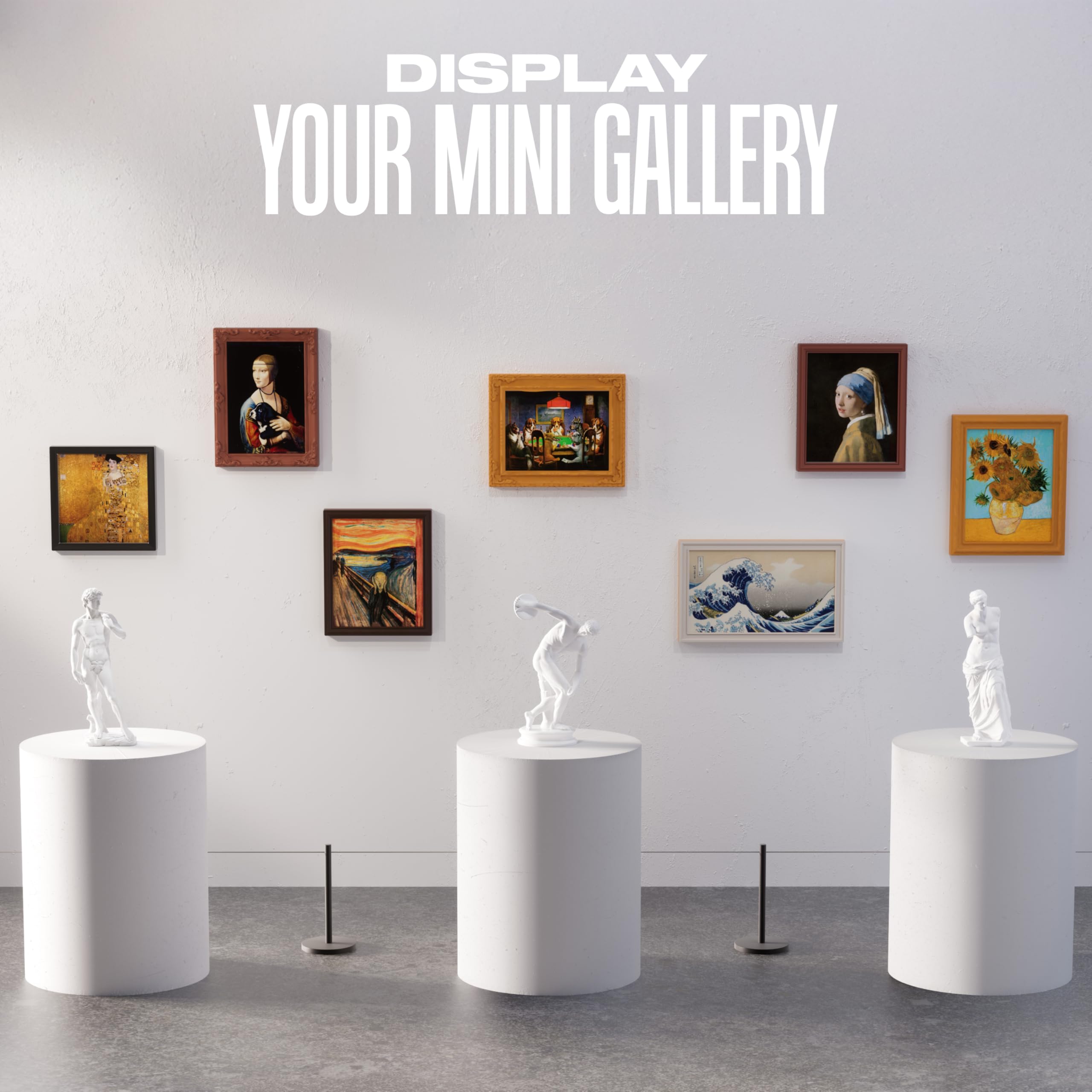 Mini Brands Create Mini Masterpieces Series 1, Cápsula 2 Pack de ZURU, Coleccionables de Miniaturas Reales de Obras Maestras, Cápsulas Misteriosas de Mini Obras de Arte Famosas y Accesorios — view 4