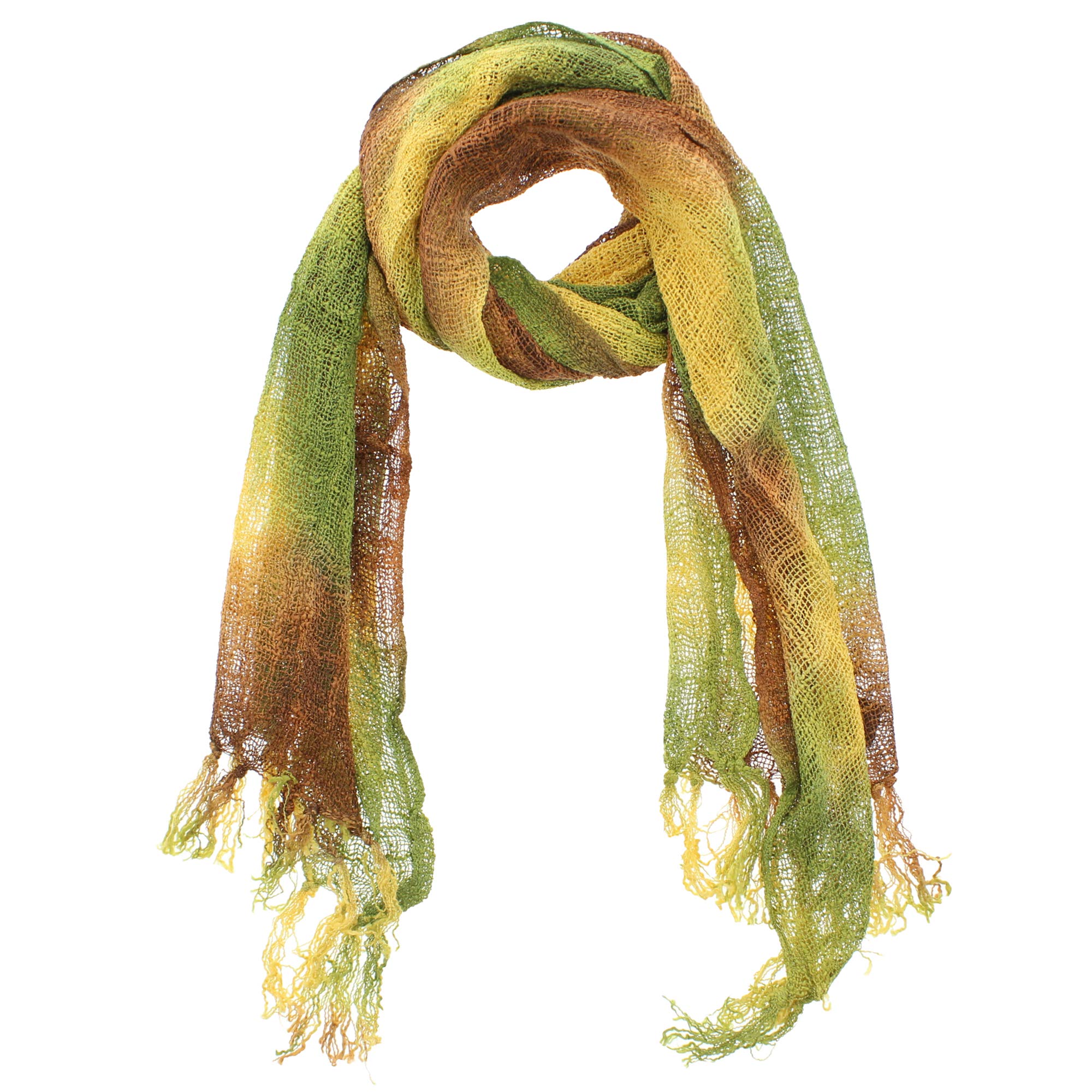 Zac's Alter Ego Women's Multicoloured Lightweight Multicolour Cotton Scarves
