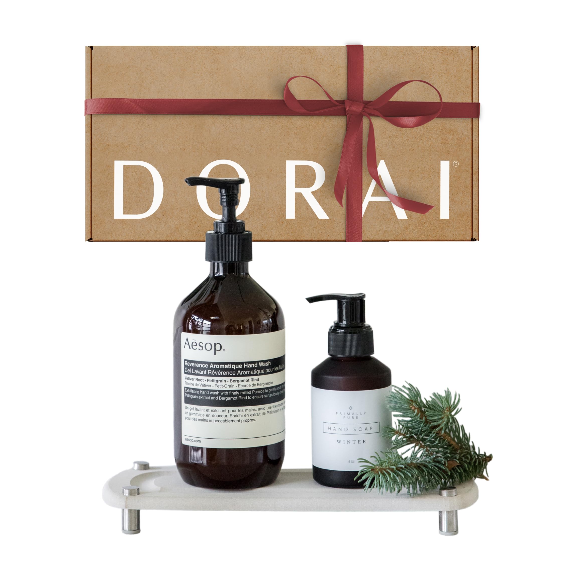 Dorai Home Sink Caddy – Dries Instantly and Prevents Moisture Buildup – Stainless Steel Feet with Rubber Bottom – Functional Design Created for The Modern Home – Sandstone