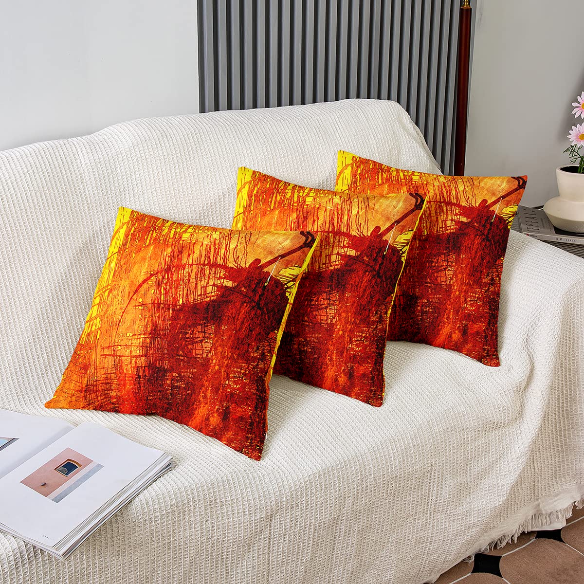 Federe Decorative Mardi Gras | Set 2 Pezzi 40x40 Cm | Motivo Maschere Colorate Per Divano E Letto - Foto 6