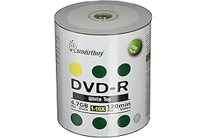Smart Buy 100 Pack Blank DVDs