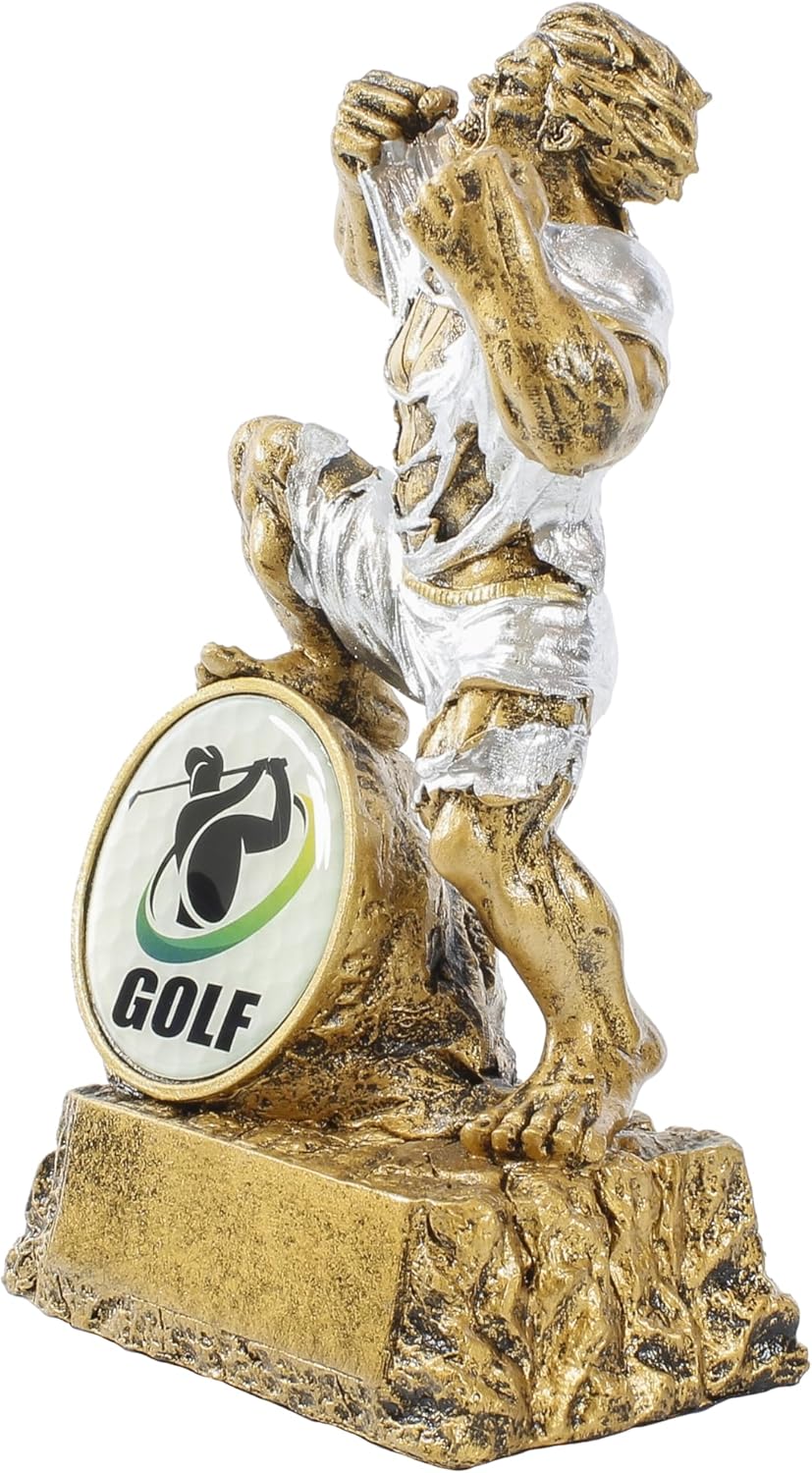 Decade Awards Monster Trophy - 6.75 - Victory Award with Front Insert - Choose Your Style and Make it Your Own - Engraved Plate on Request