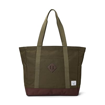 Herschel Supply Co. Heritage Tote Weekender/Overnight Luggage Ivy Green/Chicory Coffee, Fleece