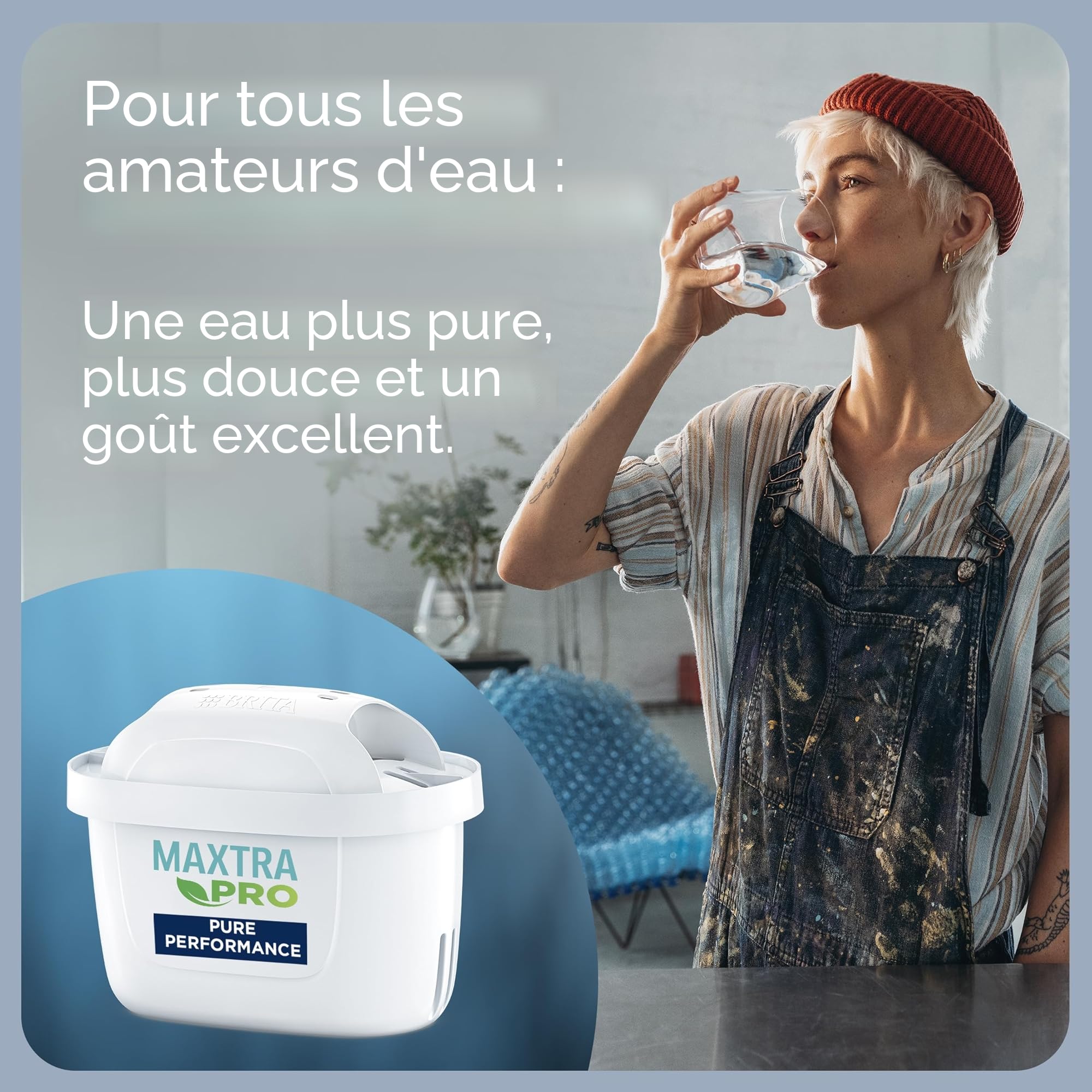 Brita Carafe filtrante 1052805 Bleu 8,2 L