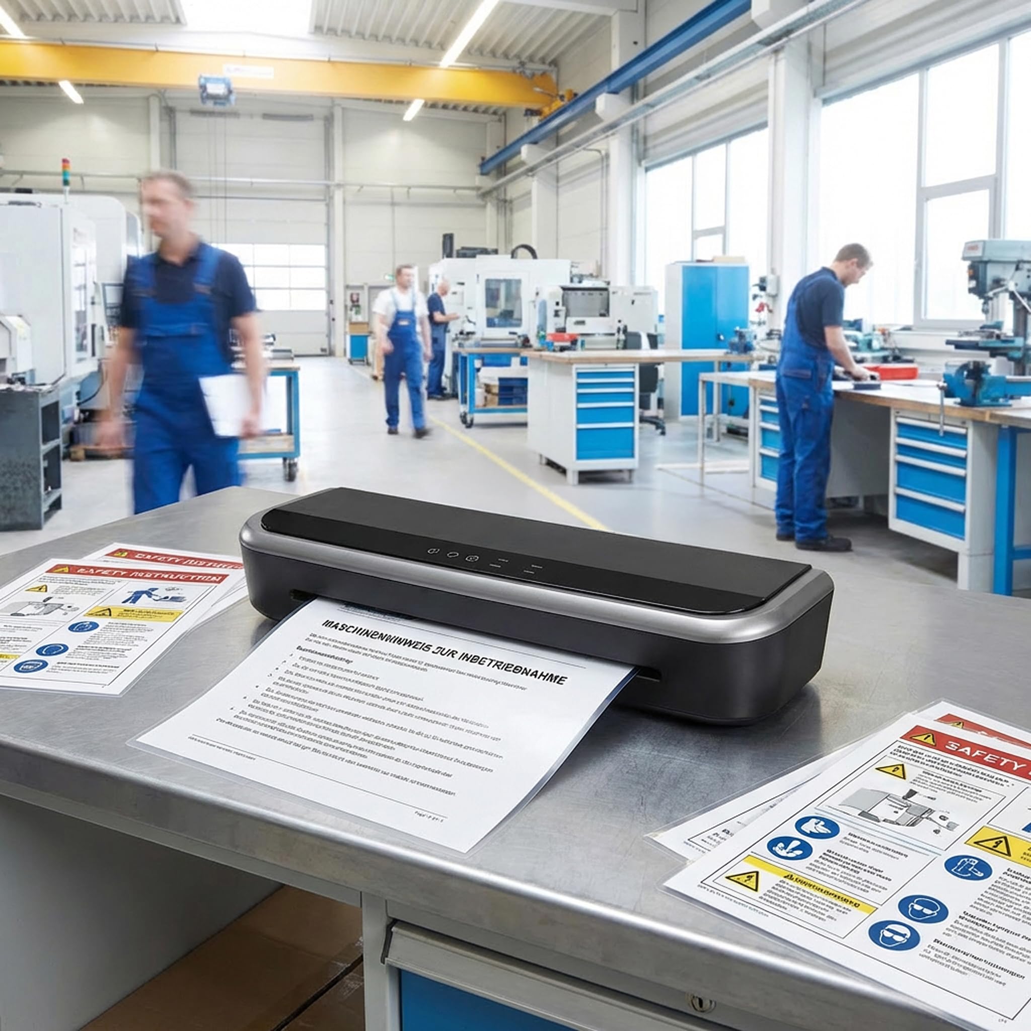 monolith - Plastificatrice Quick Start per formati A3 | Laminatrice con 4 rulli riscaldanti, laminazione a caldo e a freddo senza tempo di preriscaldamento