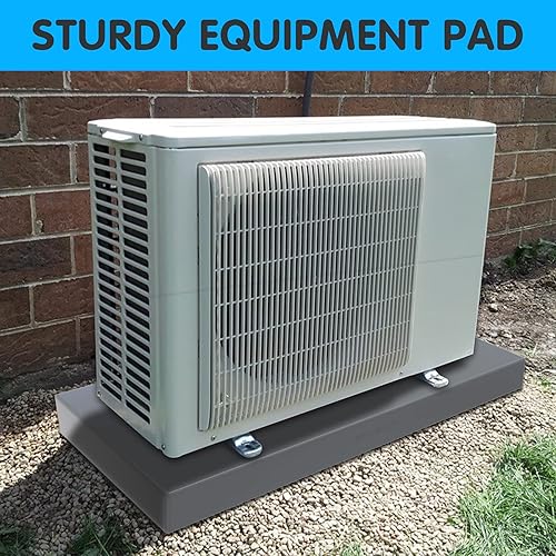 Miniatura 4 de Air Jade Almohadilla de equipo para sistema de bomba de calor de aire acondicionado mini dividida sin conductos, 18 × 38 × 3 pulgadas, almohadilla