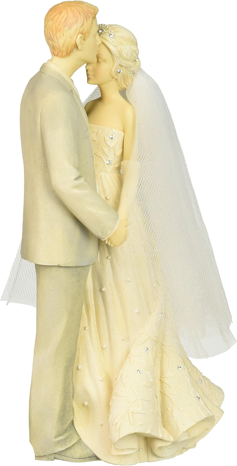 Enesco Gift Foundations Bride & Mother Stone Resin Figurine Set, 9.37"