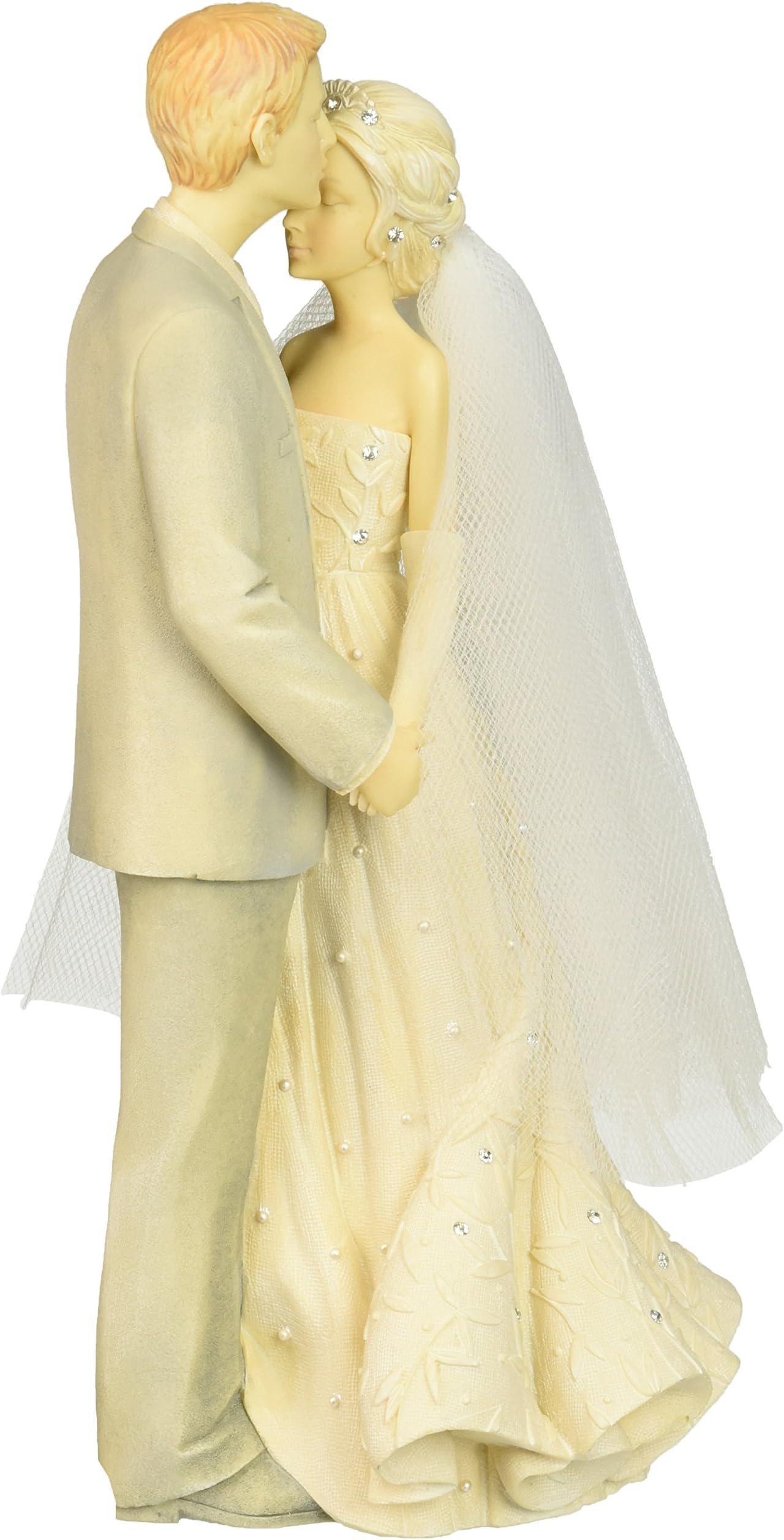 Enesco Gift Foundations Bride & Mother Stone Resin Figurine Set, 9.37"