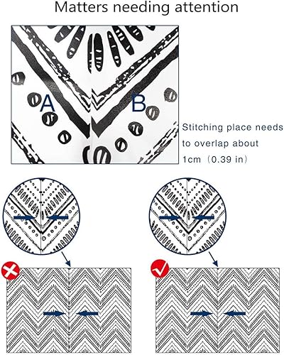 Miniatura 10 de MulYeeh Papel tapiz de 17.5 x 236 pulgadas, diseño moderno de círculos ovalados a rayas negras y blancas, autoadhesivo, extraíble, prepegado,