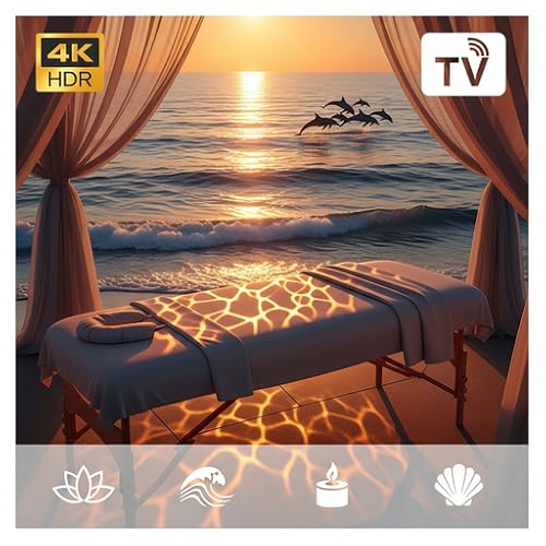 Massage Table Breathing Ocean – Deep Sleep | Ultra HD TV Background Video