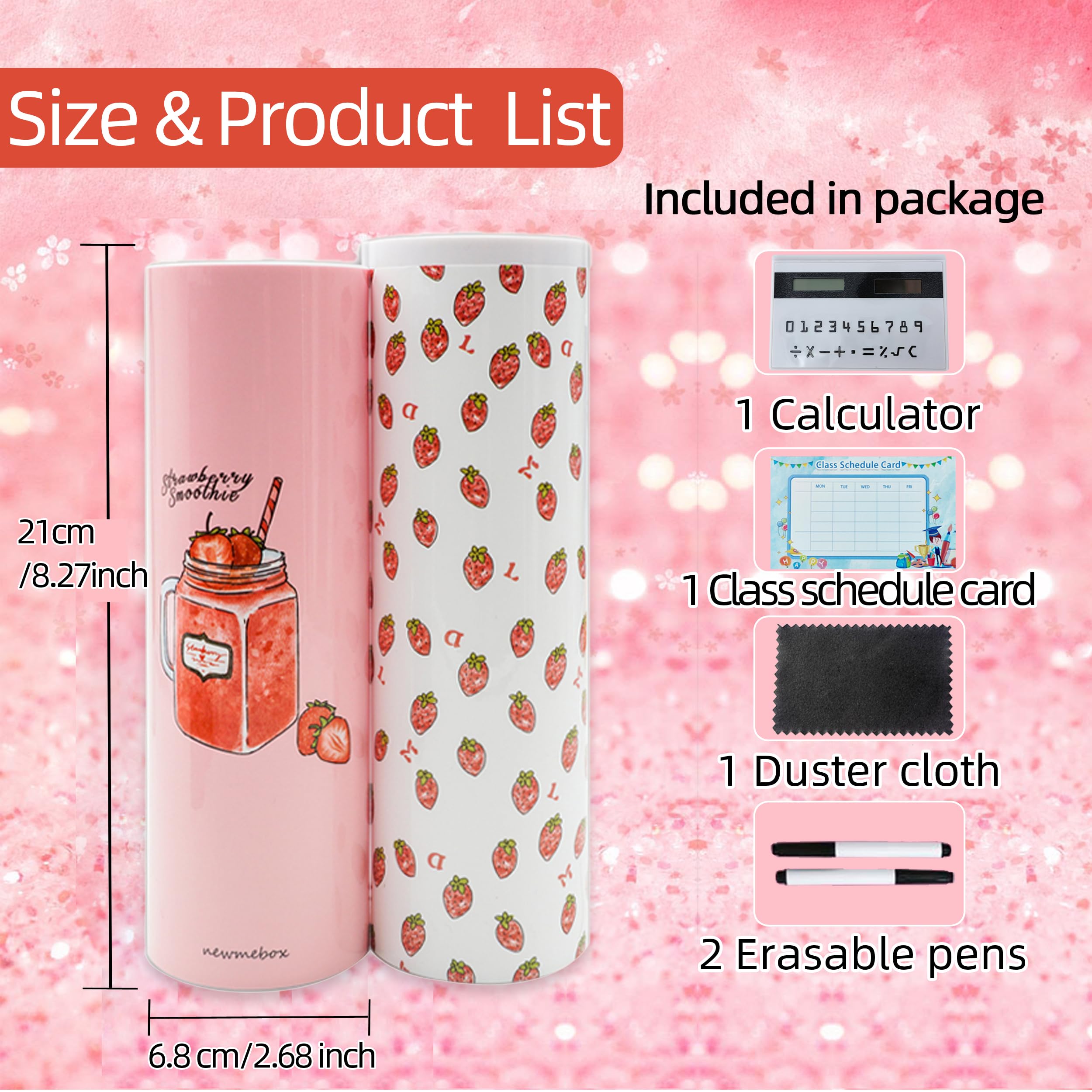 Amazon.com : NBX NewmeBox Pencil Case with Calculator, Mirror